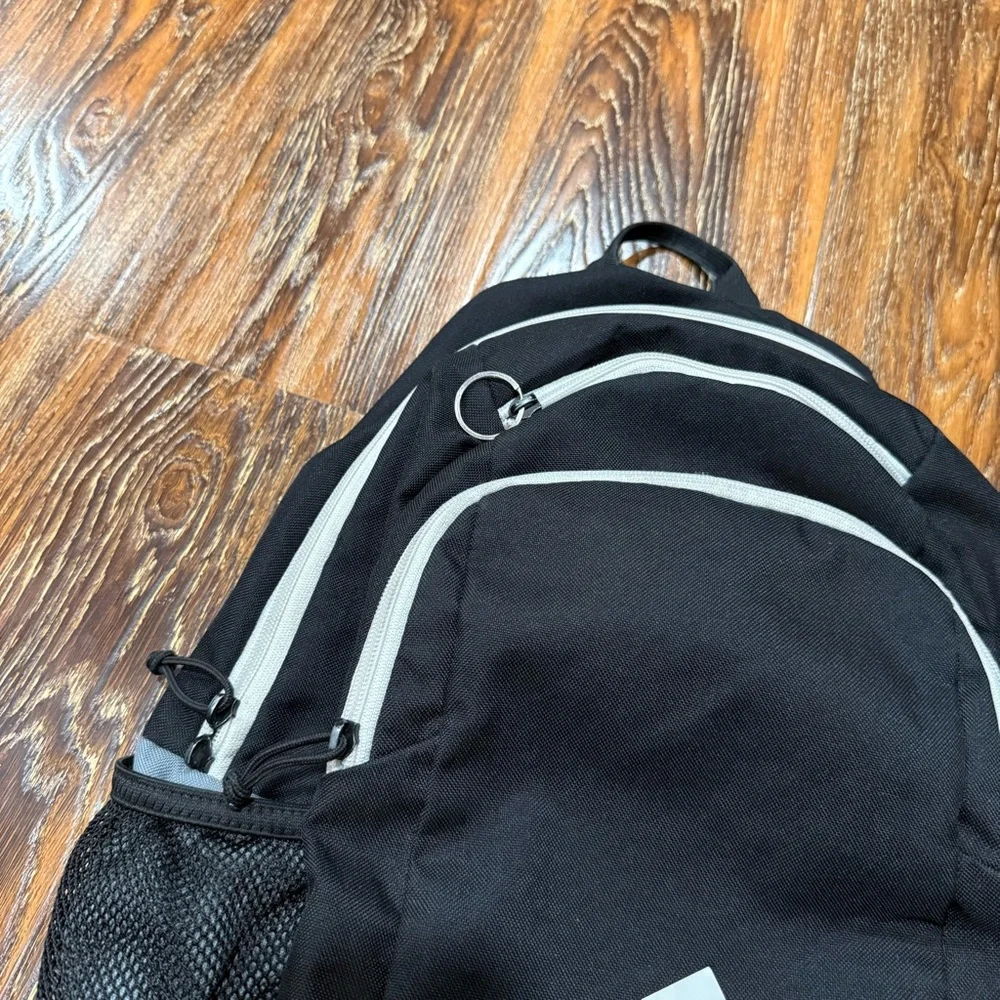 Adidas Black & White Logo 3 Stripe Backpack for Men /‎ Boys Girls Women's Bag